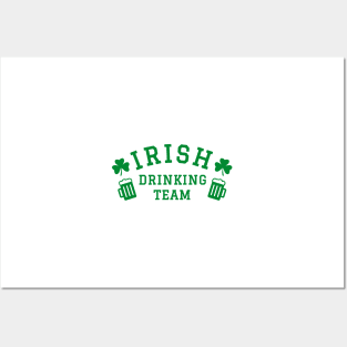 Irish drinking team Posters and Art